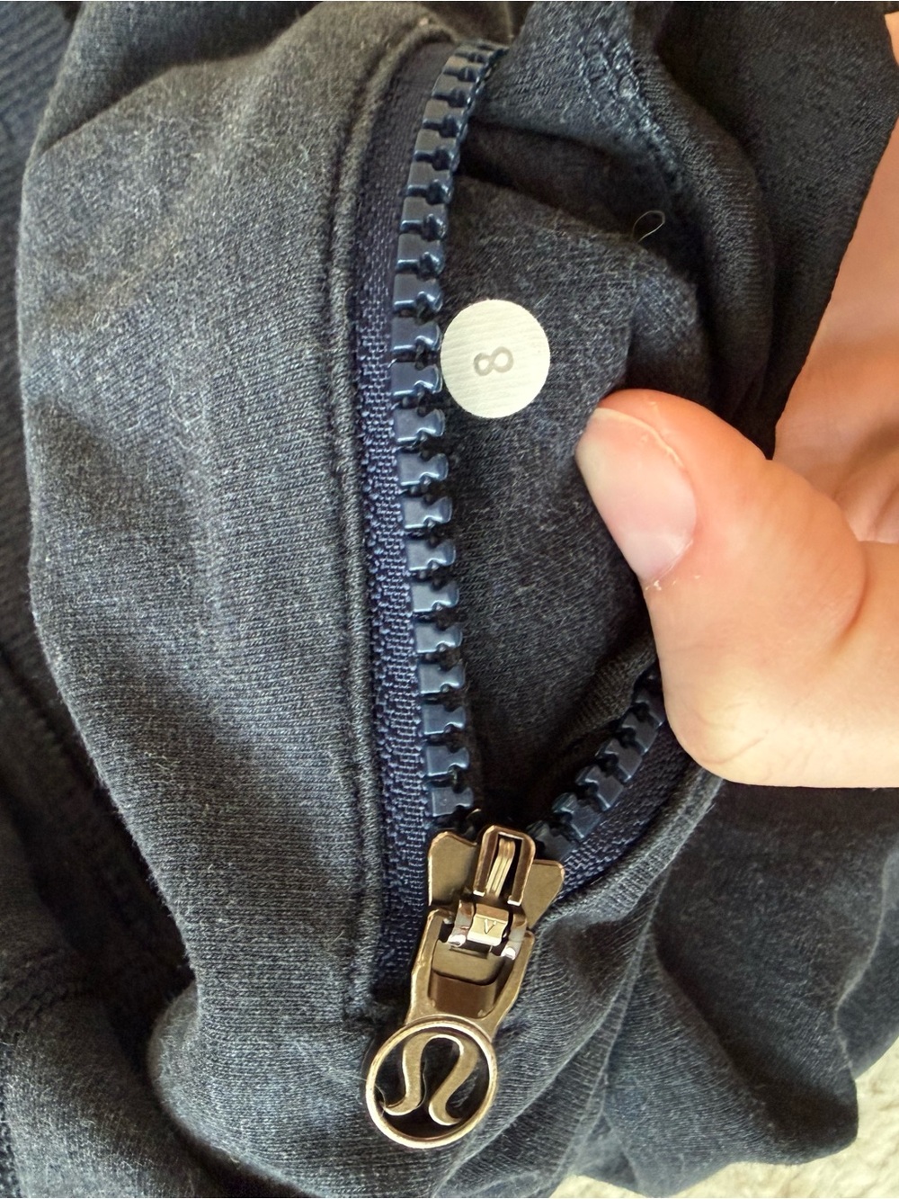 Lululemon Dark Grey/Black Joggers - size 8 - Picture 5 of 5